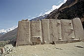 Ollantaytambo, the archeological complex, Pre Inca monoliths